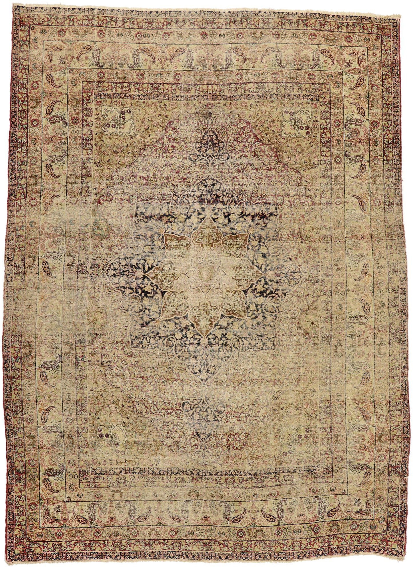 11 x 15 Antique Persian Kermanshah Rug 76730