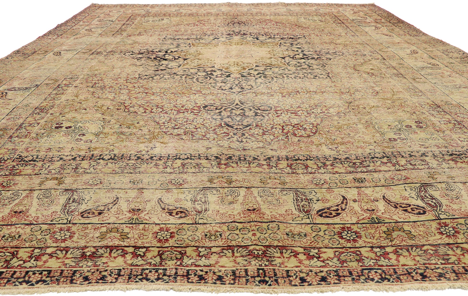 11 x 15 Antique Persian Kermanshah Rug 76730