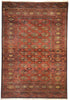 4 x 6 Antique Machine Made European Tekke Rug 76733