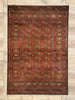 4 x 6 Antique Machine Made European Tekke Rug 76733