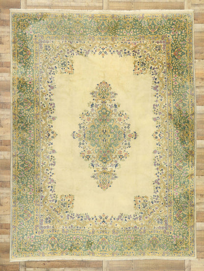 9 x 12 Vintage Kerman Rug 76735