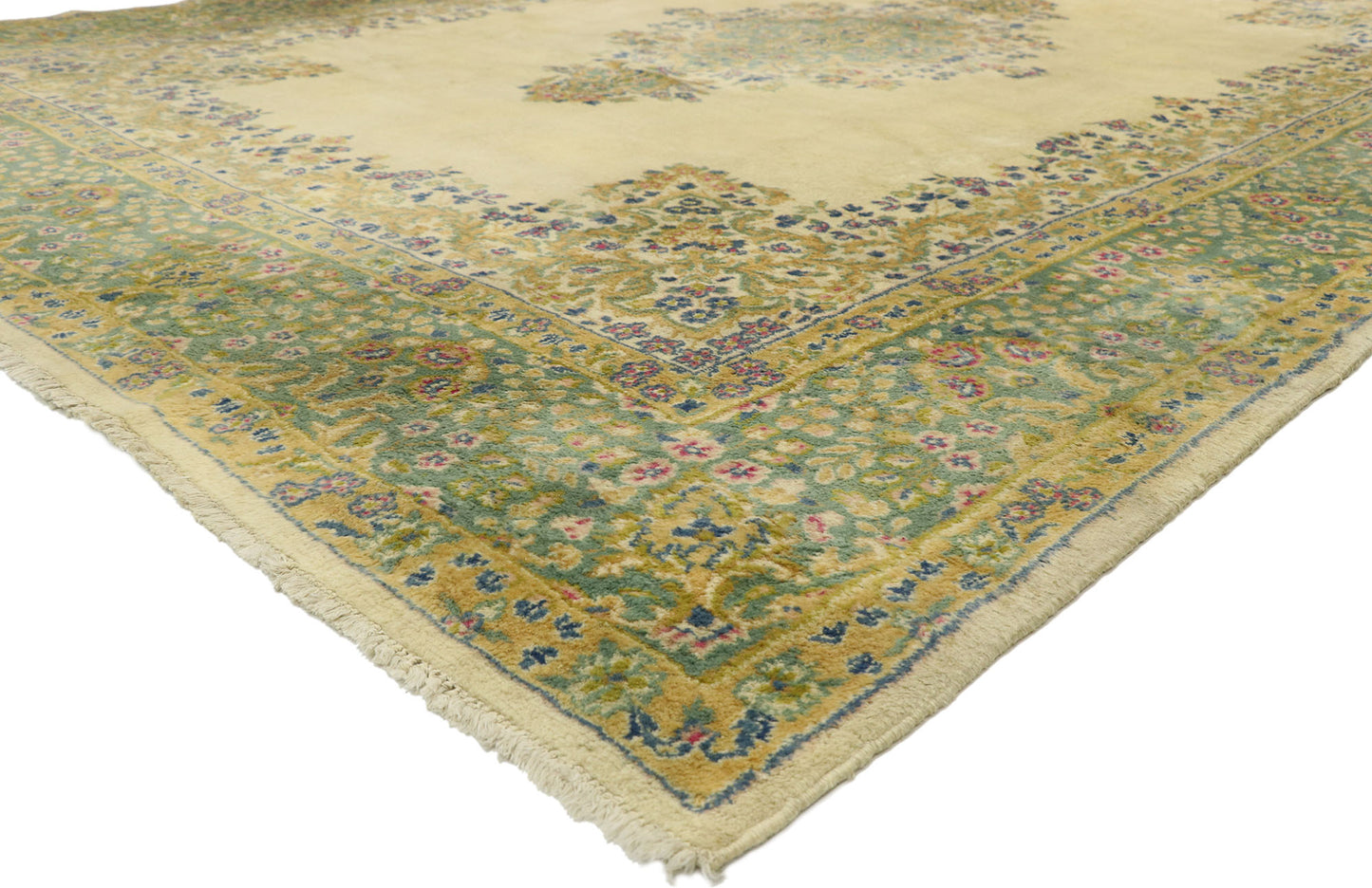 9 x 12 Vintage Kerman Rug 76735