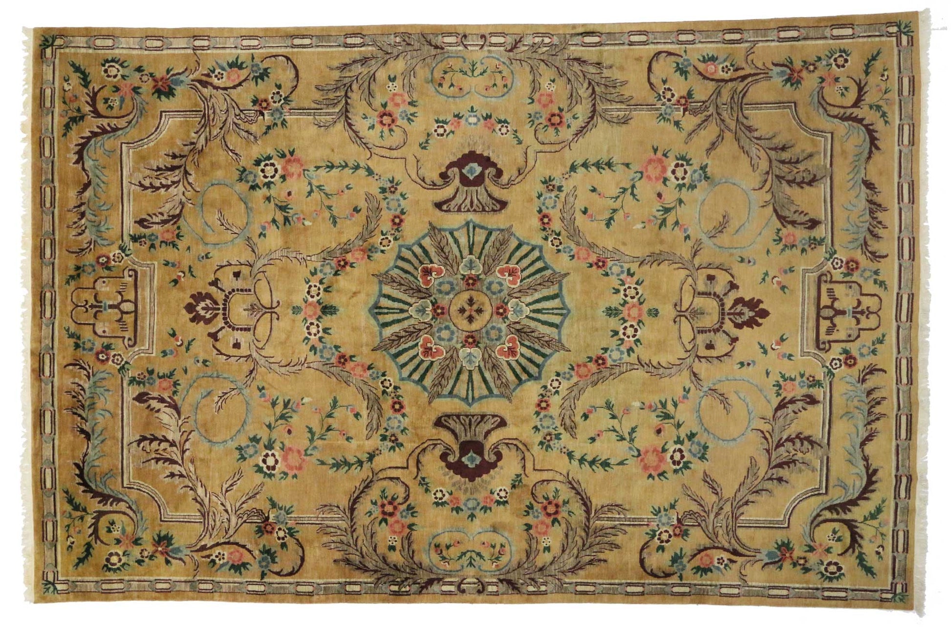 12 x 18 Vintage Indian Rug 76736