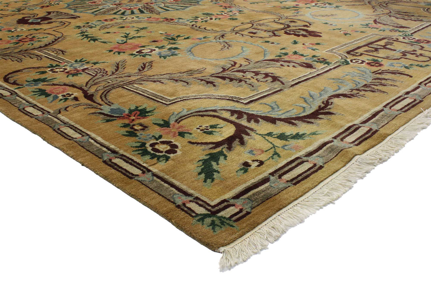 12 x 18 Vintage Indian Rug 76736