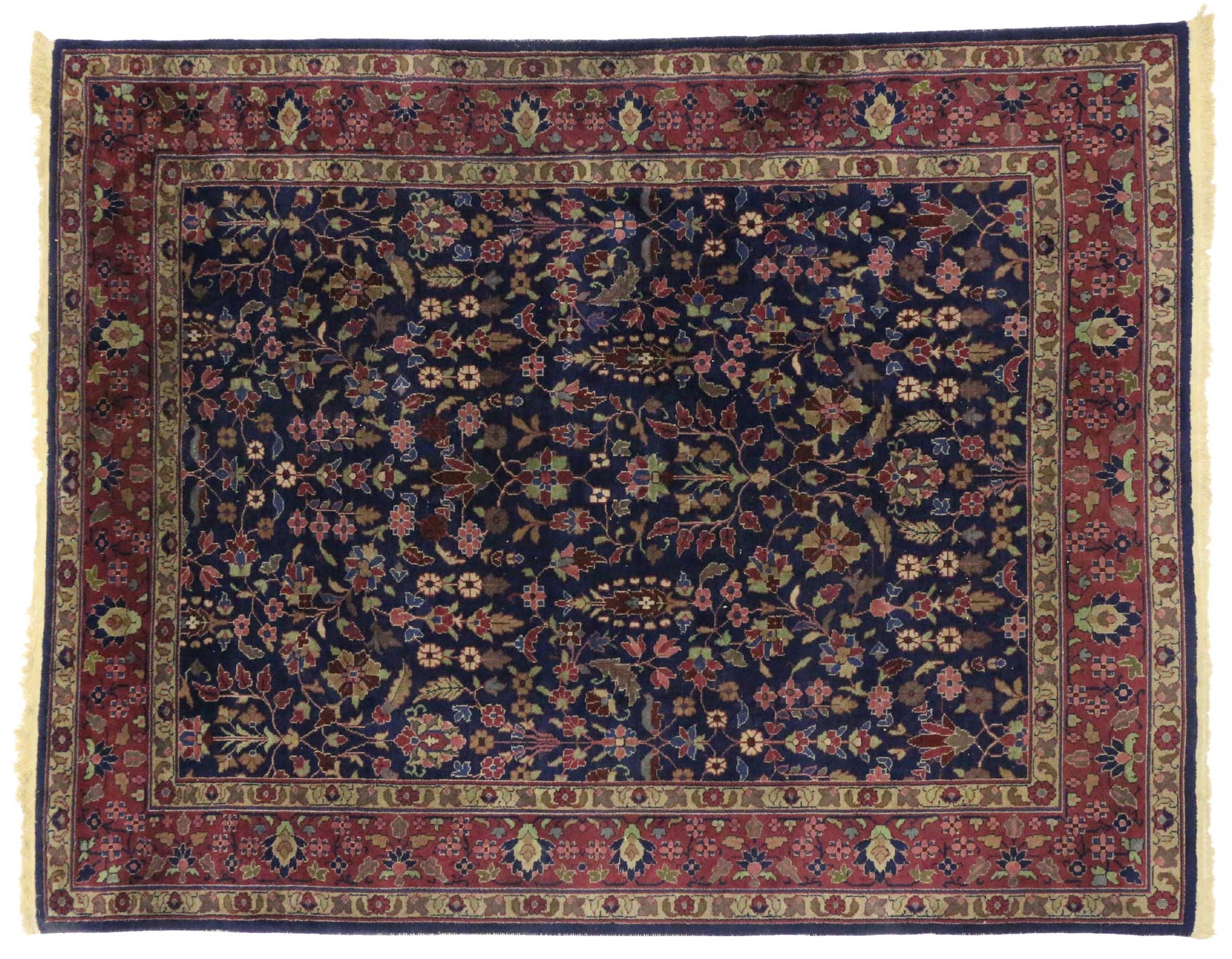 8 x 10 Antique Indian Rug 76739