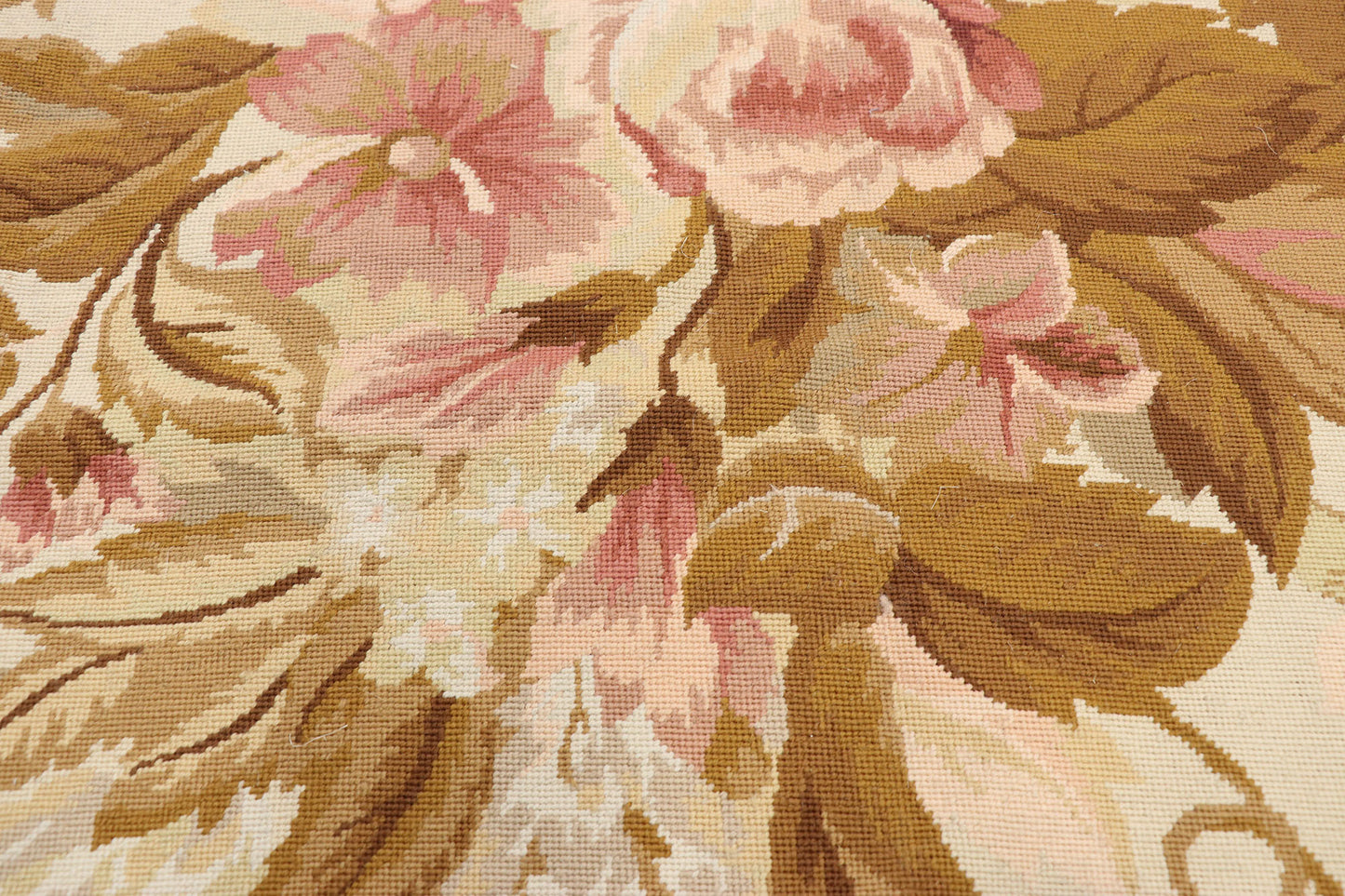12 x 15 Vintage Aubusson Needlepoint Rug 76741