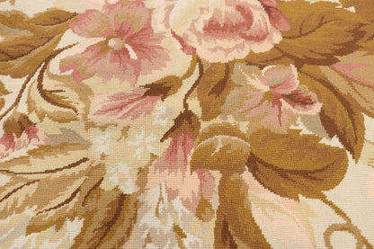 12 x 15 Vintage Aubusson Needlepoint Rug 76741