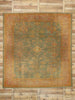 11 x 12 Antique Green Turkish Oushak Rug 76747