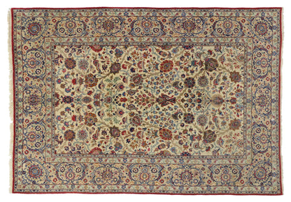 9 x 12 Vintage Kashan Rug 76749