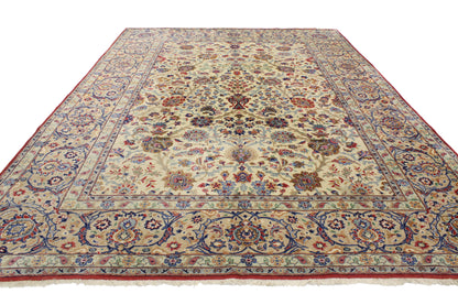 9 x 12 Vintage Kashan Rug 76749