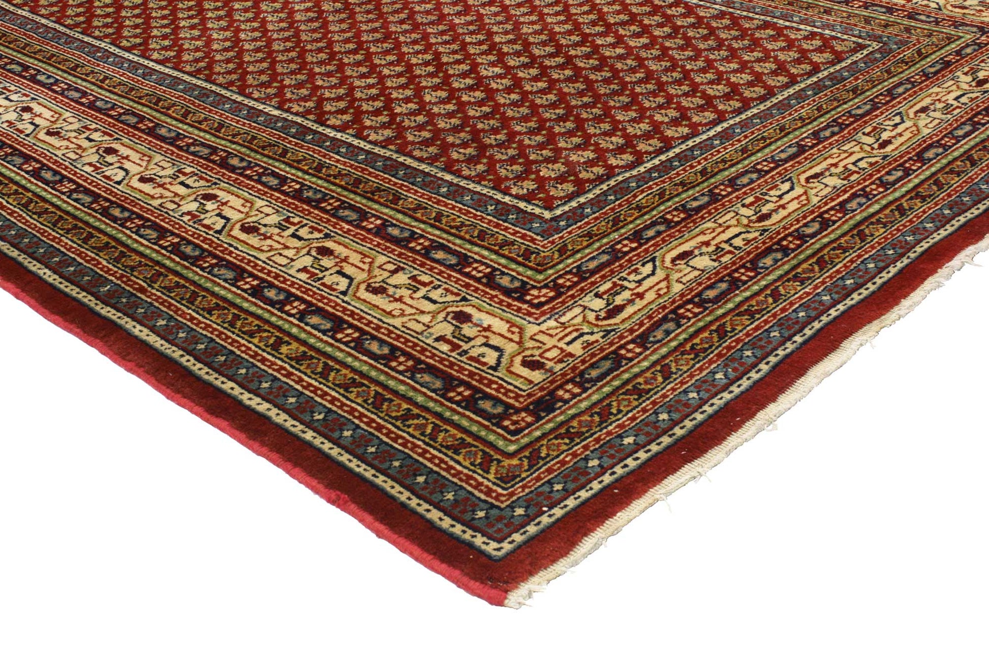 6 x 8 Vintage Indian Rug 76750