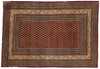 6 x 8 Vintage Indian Rug 76750