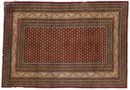 6 x 8 Vintage Indian Rug 76750