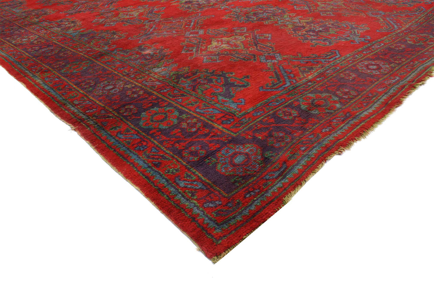 10 x 14 Antique Oushak Rug 76752