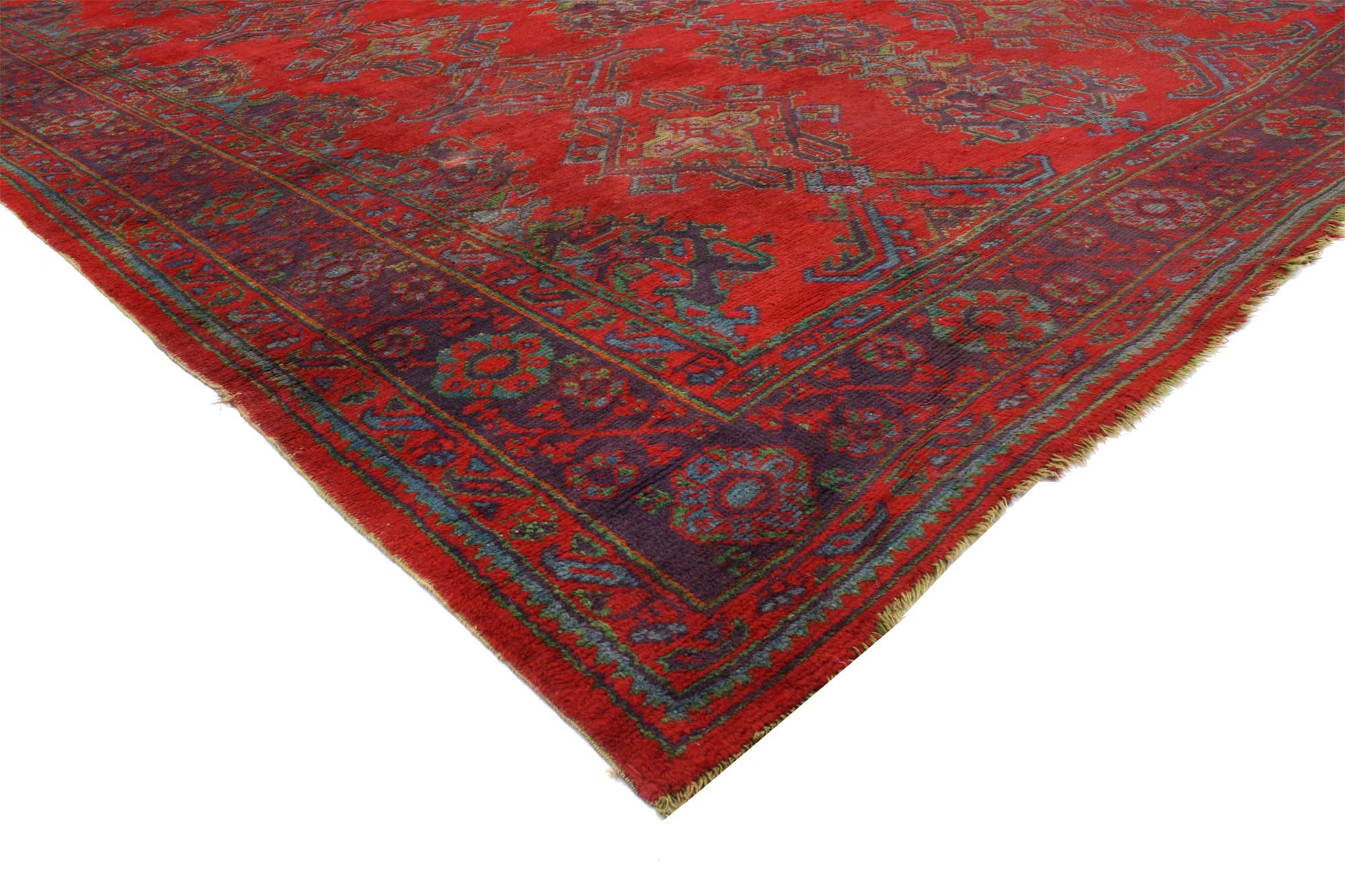 10 x 14 Antique Oushak Rug 76752
