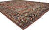 8 x 11 Antique-Worn Persian Heriz Rug 76753