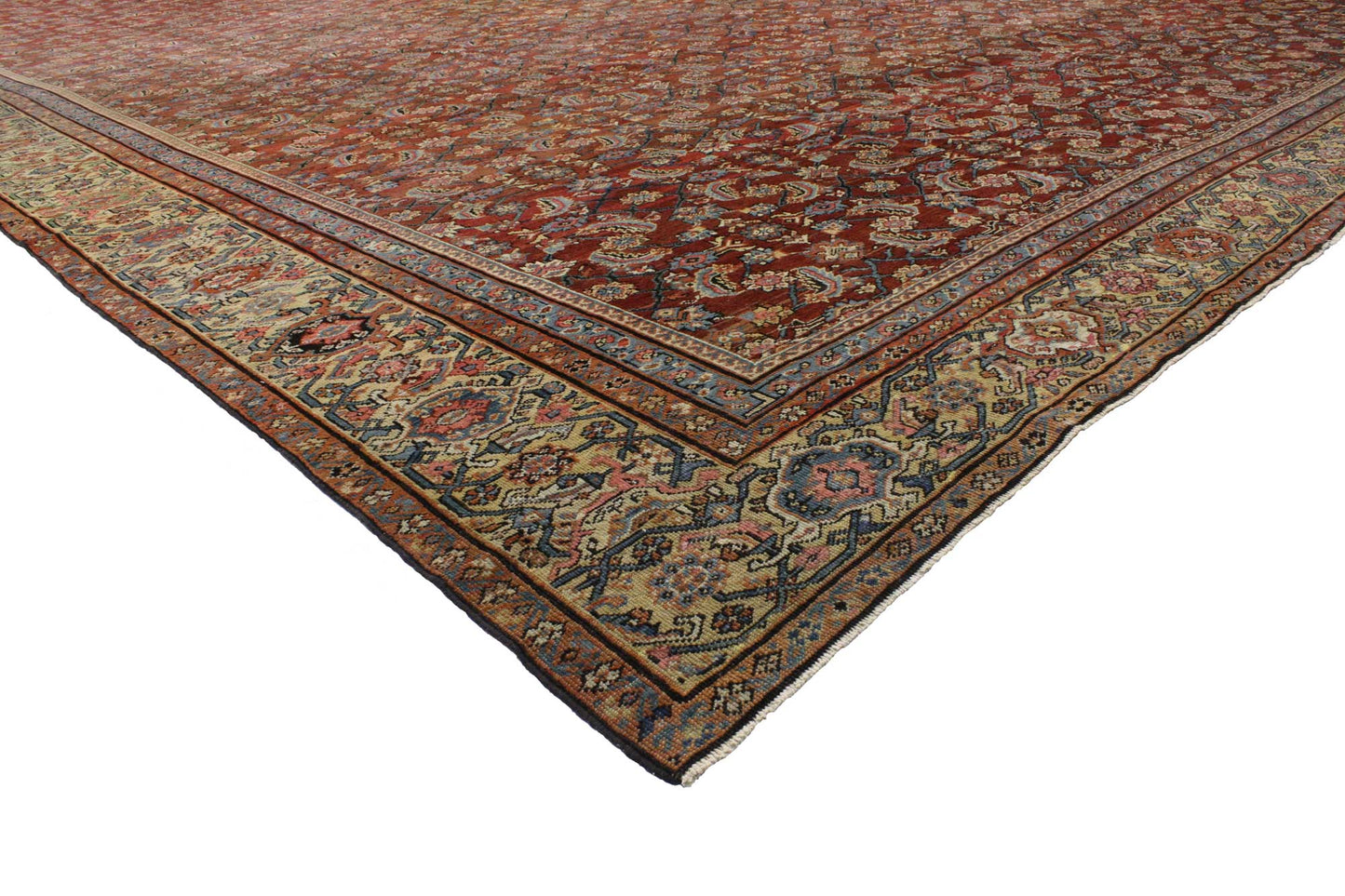 16 x 25 Antique Persian Farahan Rug 76763