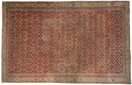 16 x 25 Antique Persian Farahan Rug 76763