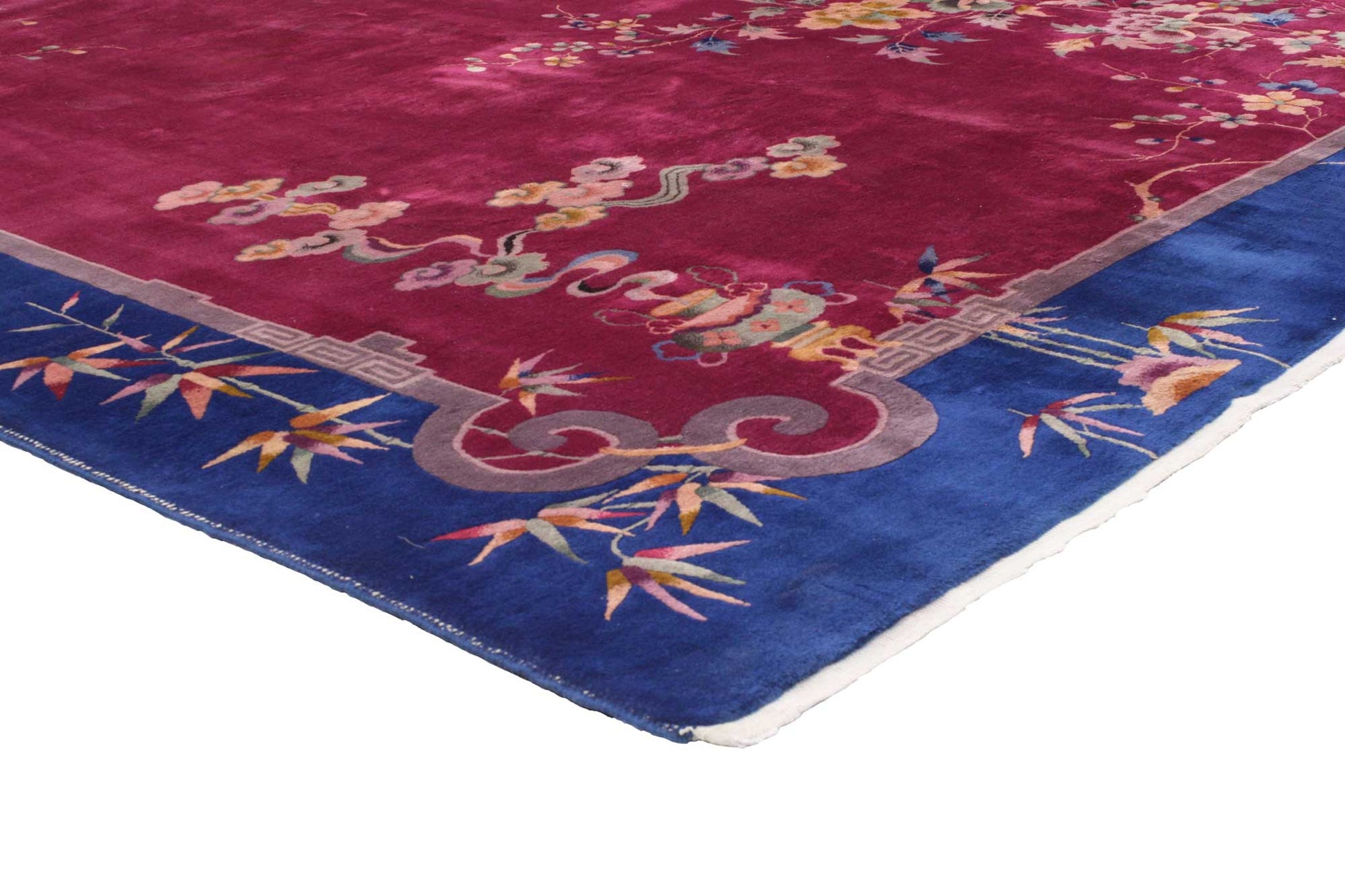 9 x 11 Antique Chinese Art Deco Rug 76766