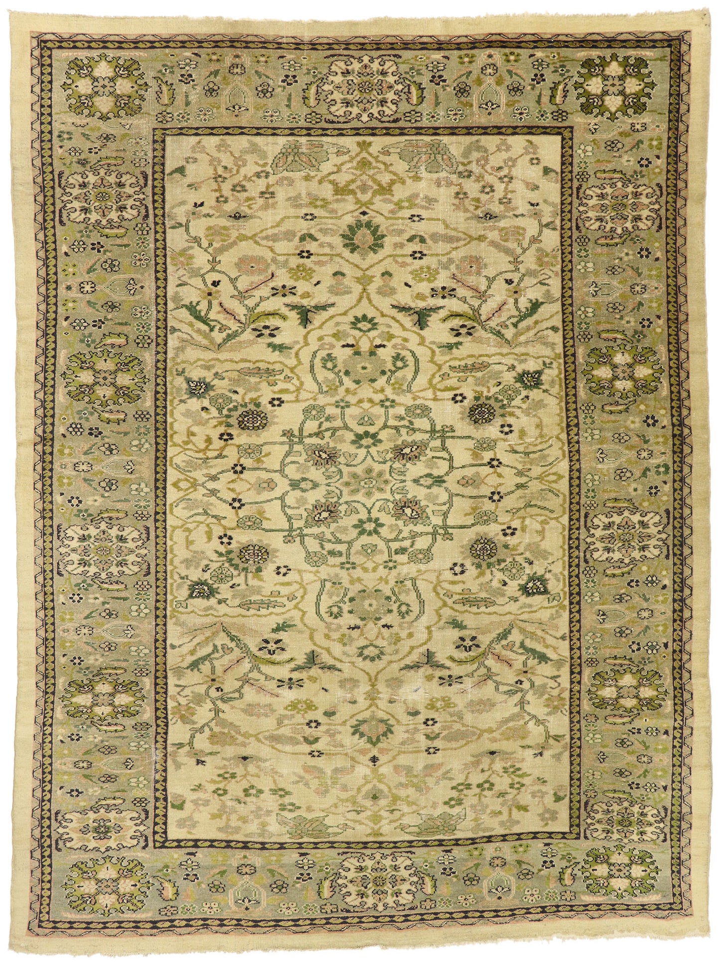 9 x 12 Antique Persian Sultanabad Rug 76767
