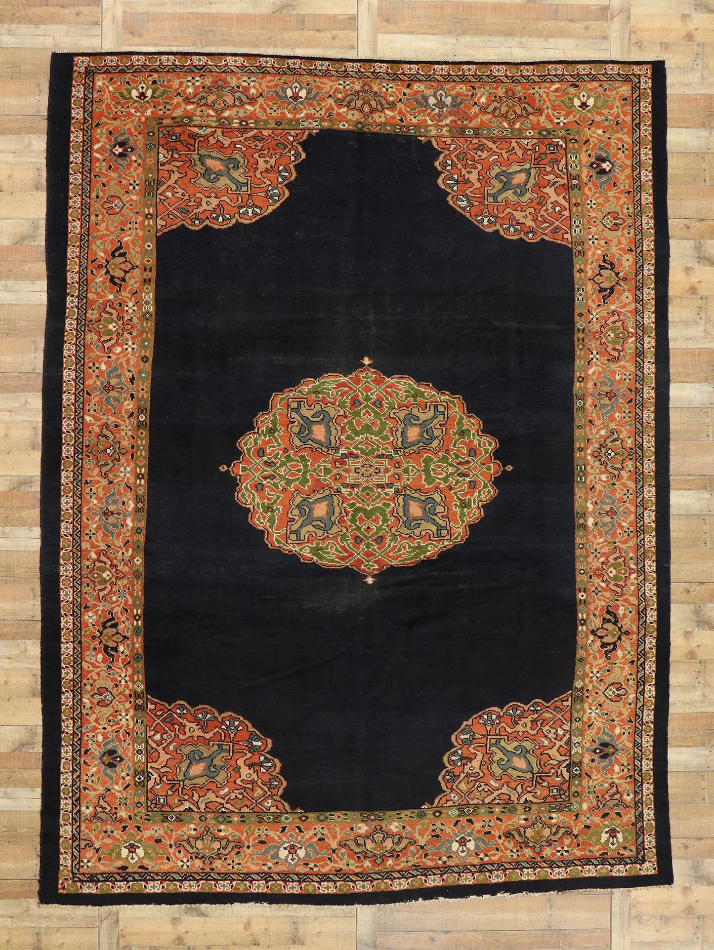 10 x 13 Antique Persian Sultanabad Rug 76774