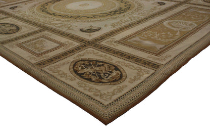 10 x 12 Vintage Aubusson Rug 76775