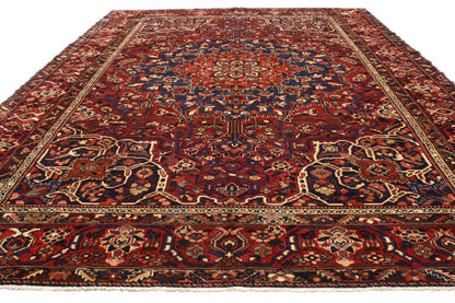 11 x 16 Vintage Persian Bakhtiari Rug 76778