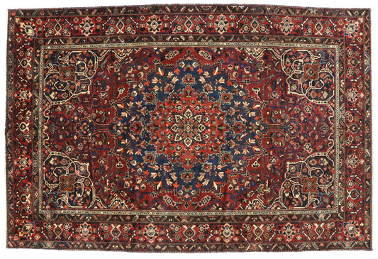 11 x 16 Vintage Persian Bakhtiari Rug 76778