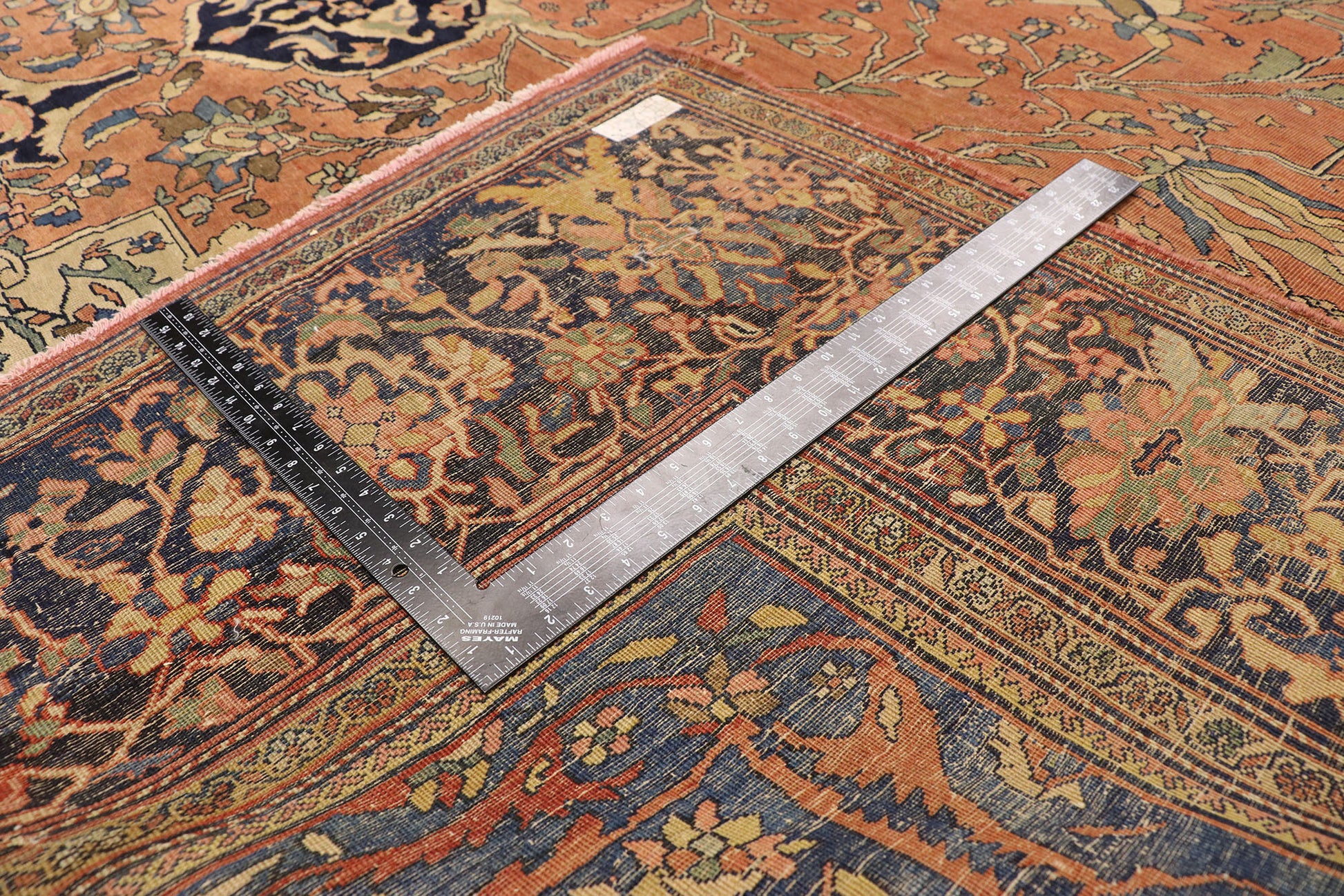 11 x 14 Antique Persian Farahan Sarouk Rug 76780