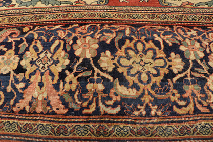 11 x 14 Antique Persian Farahan Sarouk Rug 76780