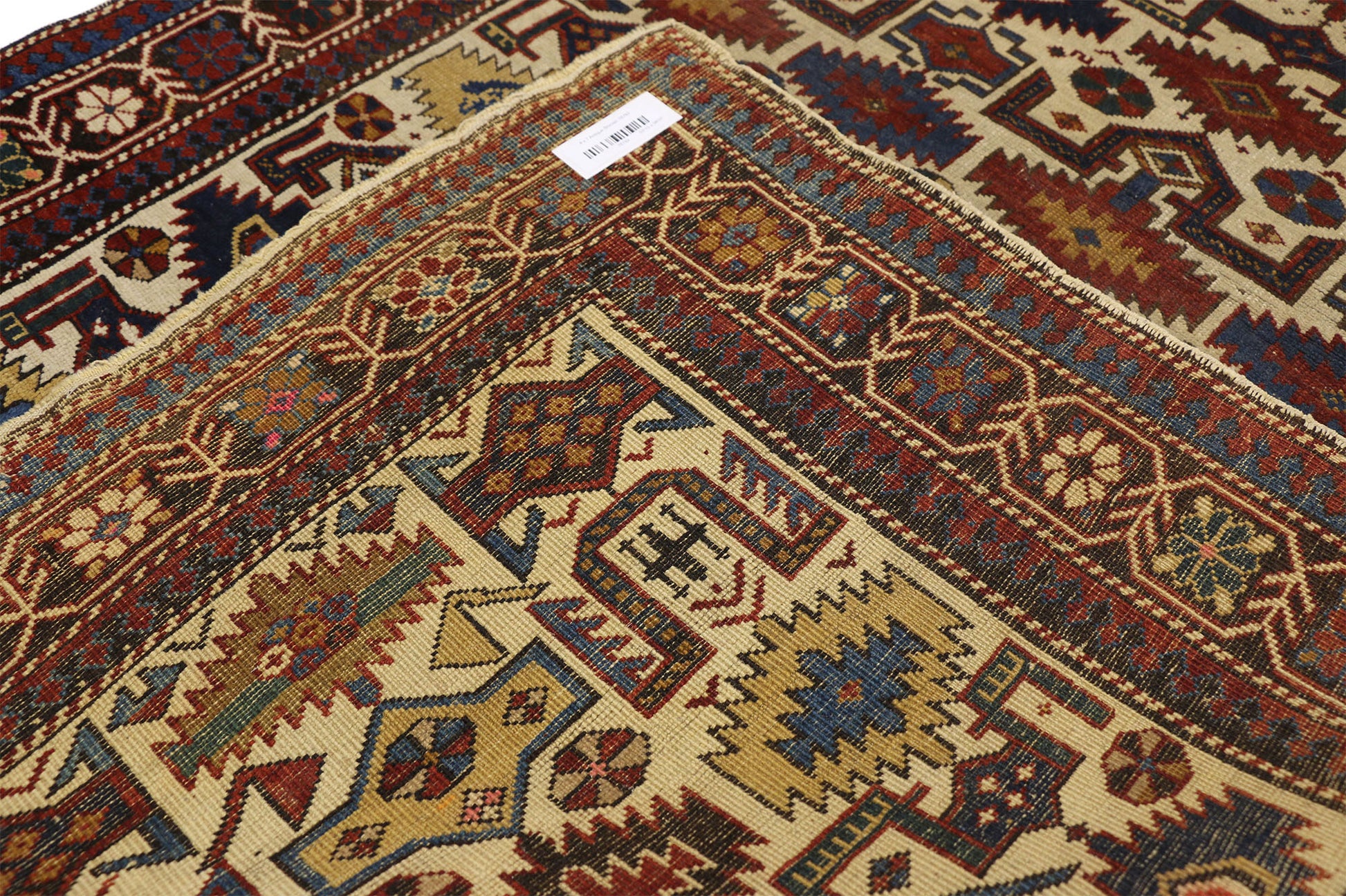 4 x 7 Antique Caucasian Shirvan Rug 76782