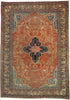 9 x 12 Antique Persian Farahan Rug 76783