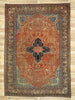 9 x 12 Antique Persian Farahan Rug 76783