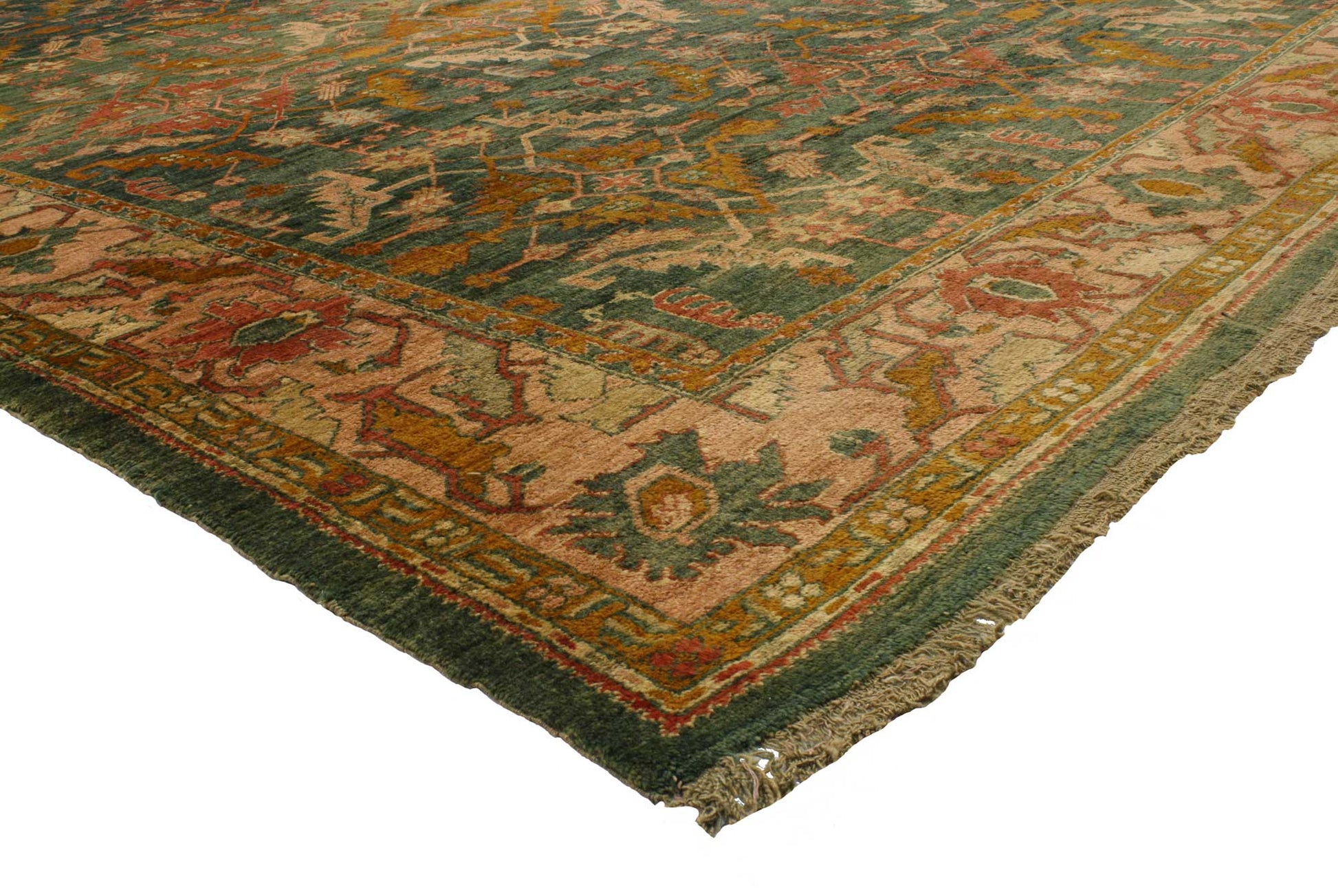 13 x 18 Antique Oushak Rug 76786