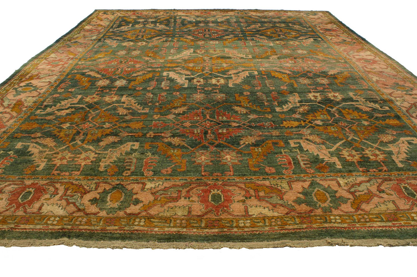 13 x 18 Antique Oushak Rug 76786