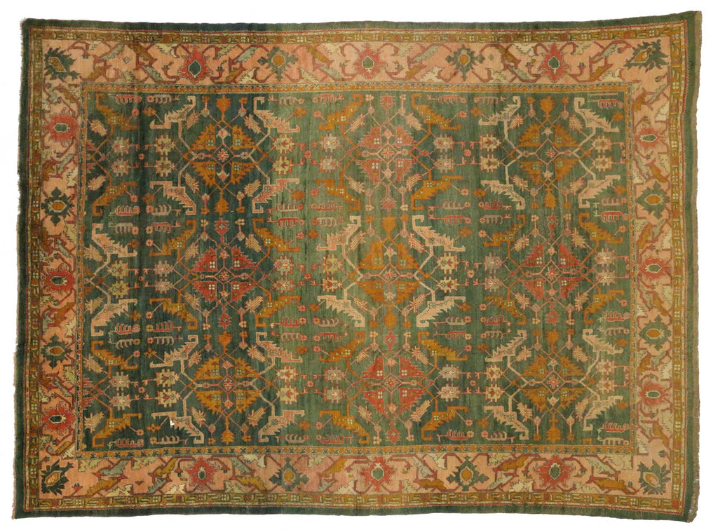 13 x 18 Antique Oushak Rug 76786