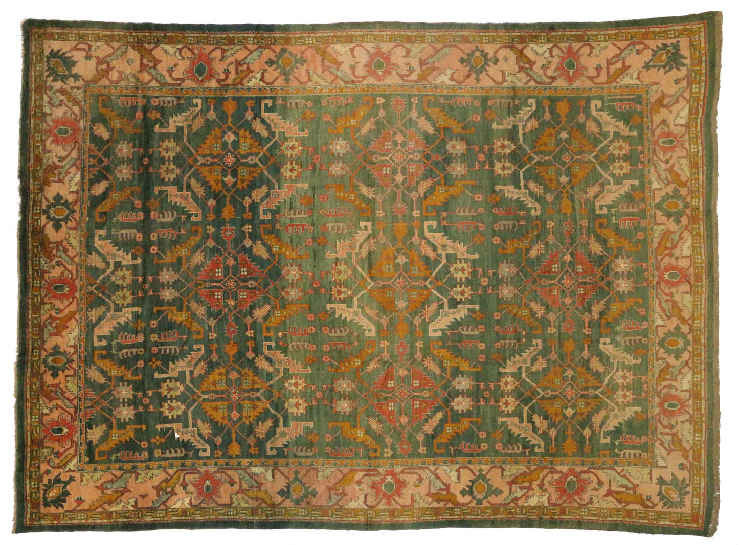 13 x 18 Antique Oushak Rug 76786