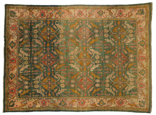 13 x 18 Antique Oushak Rug 76786