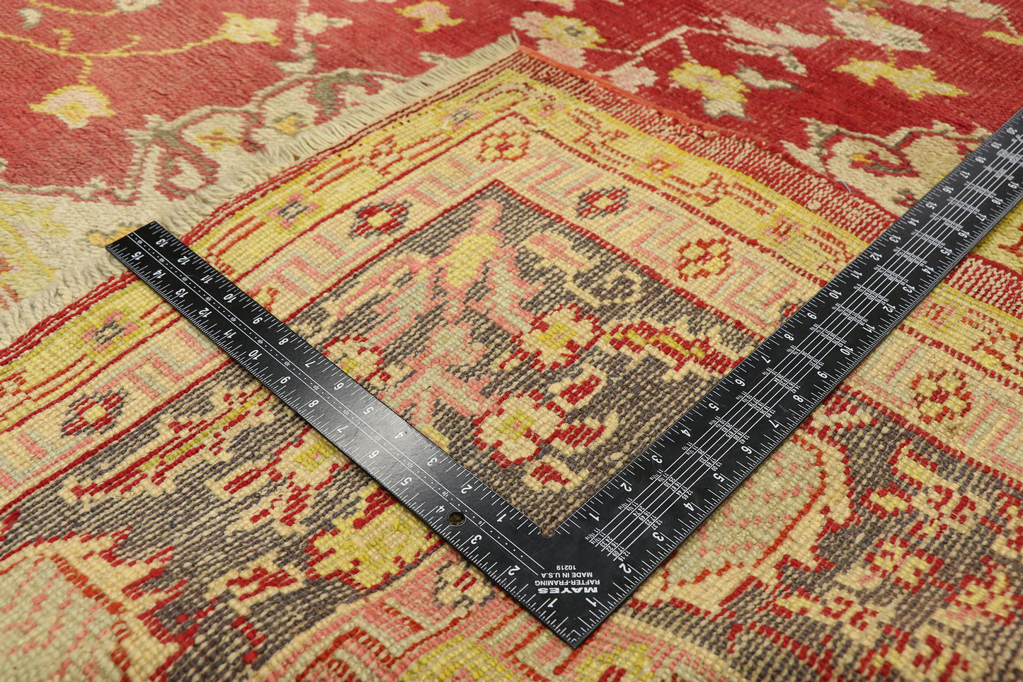 10 x 12 Antique Turkish Oushak Rug 76787