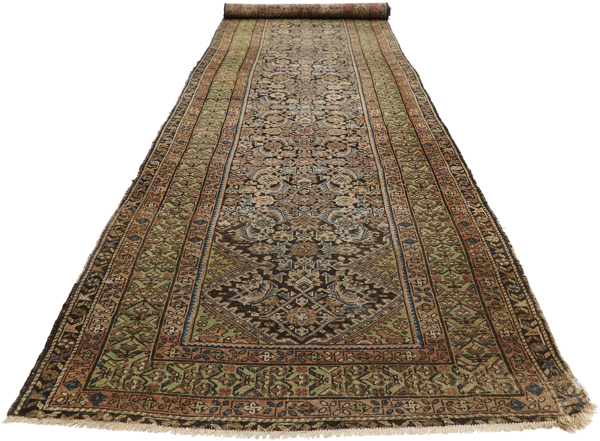 3 x 17 Antique Persian Malayer Rug 76793
