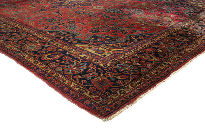 9 x 12 Antique Sarouk Rug 76794
