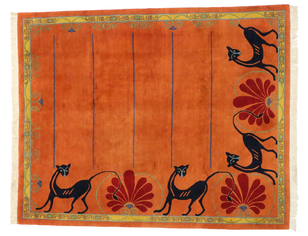 8 x 10 Vintage Tibetan Rug 76795