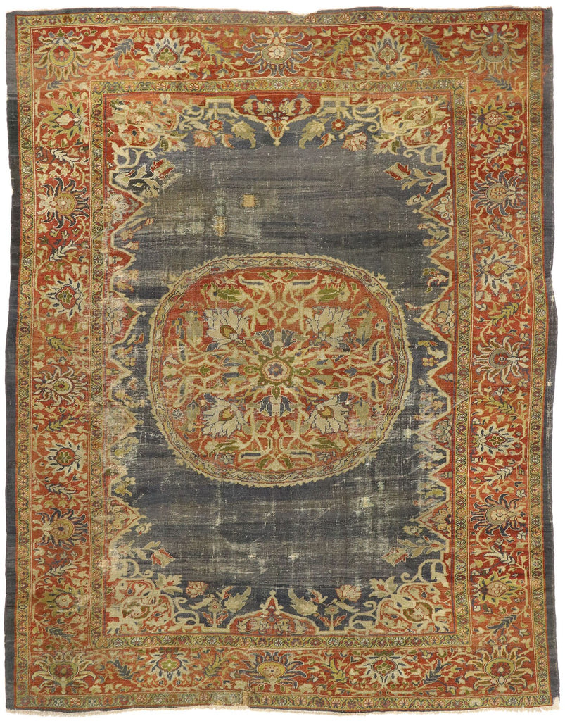 9 x 12 Antique Persian Sultanabad Rug 76796