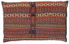 2 x 4 Antique Caucasian Rug Pillow 76797