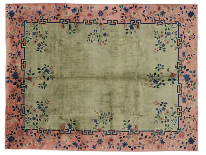 9 x 11 Antique Art Deco Rug 76801