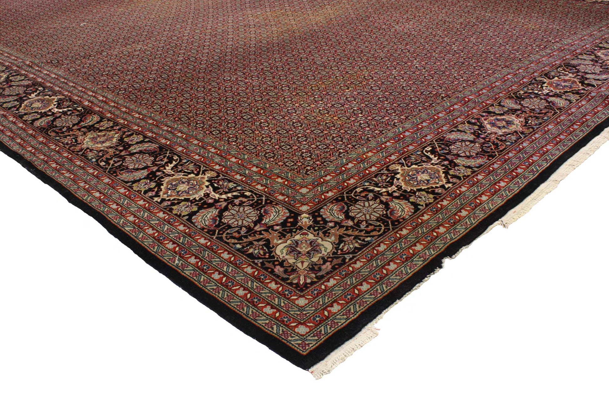9 x 12 Vintage Tabriz Rug 76802