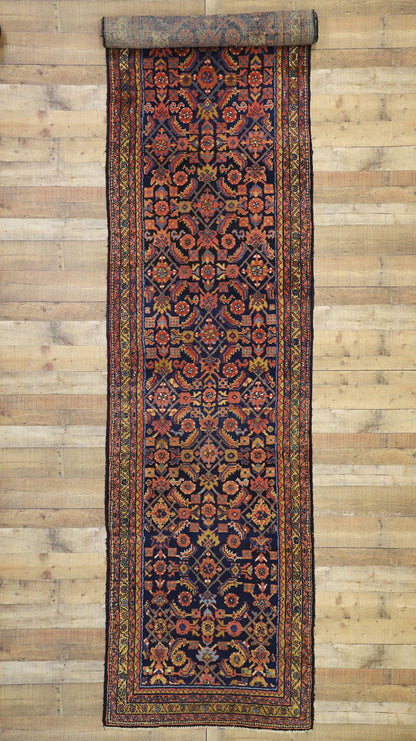 4 x 17 Antique Malayer Rug 76805