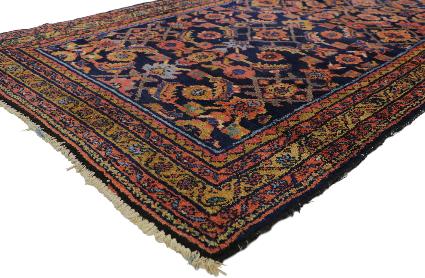 4 x 17 Antique Malayer Rug 76805