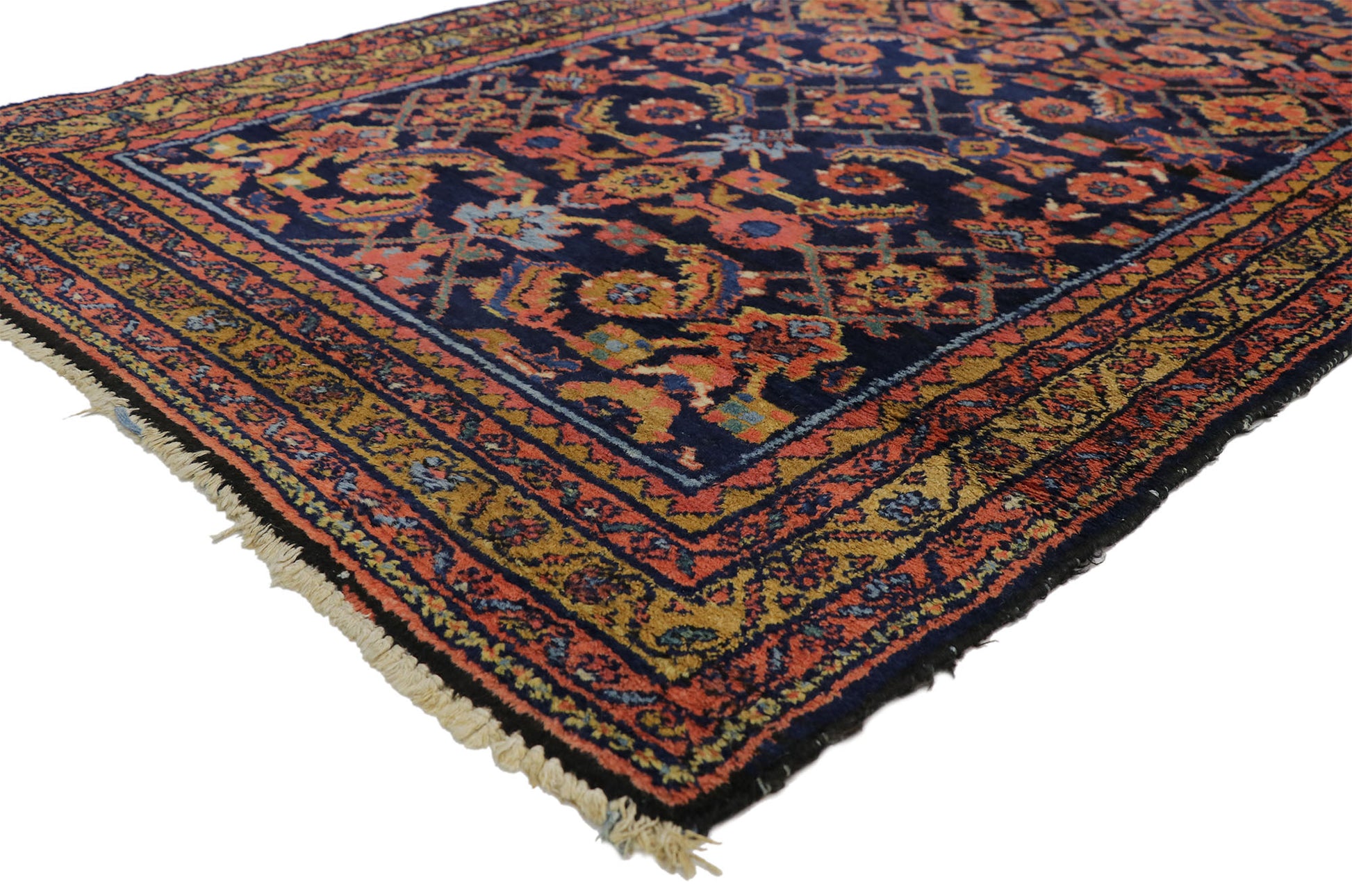 4 x 17 Antique Malayer Rug 76805
