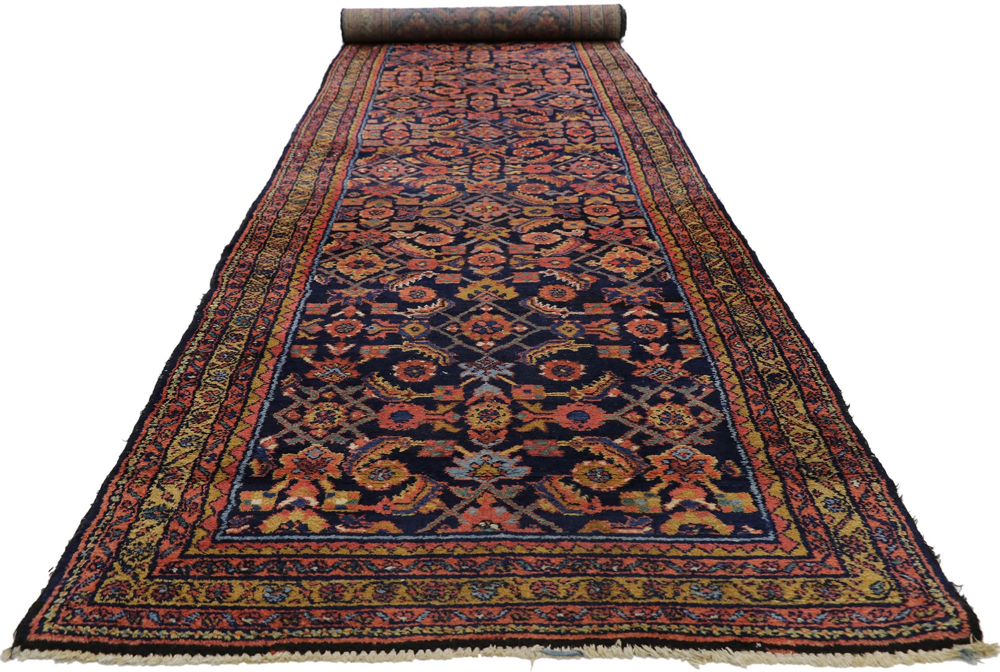 4 x 17 Antique Malayer Rug 76805